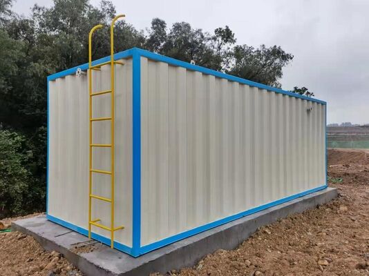 خرید دستگاه تصفیه آب فاضلاب MBR با مواد غشا PVDF 1-1000 M3 / روز ظرفیت و نصب اسکید یا کانتینری تولید آنلاین