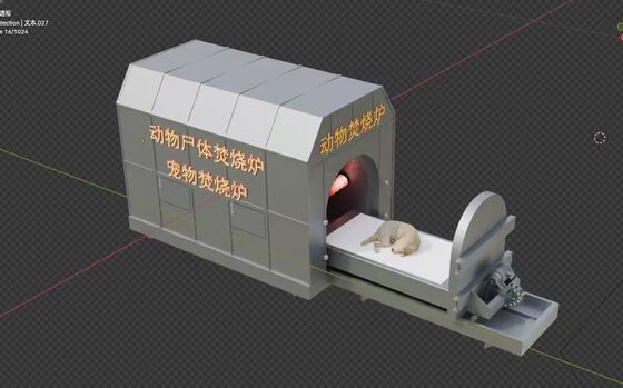 سوزان بدن حیوانات قابل تنظیم با کنترل PLC برای دفع بقایای حیوانات سازگار با محیط زیست