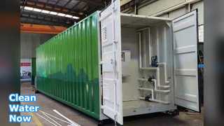 MBR تصفیه آب فاضلاب 50m3 روز