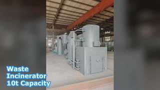 زباله سوز 15 کیلوگرمی 10 تن قابلیت سوزاندن